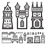 Castle Vintage Vector N5