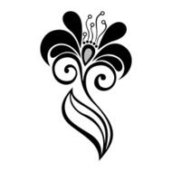 Beautiful Decorative Flower (Vector) N2