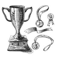 Trophy sketch set N2