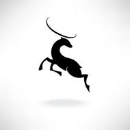 jumping deer icon