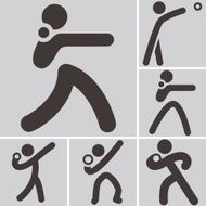 Shot put icons N2