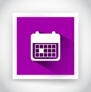 Icon of calendar for web and mobile applications N2