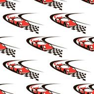 Car racing seamless pattern N2