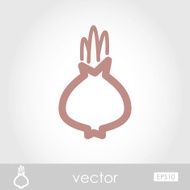 Vector Onion icon