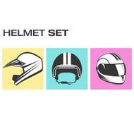 Set of motorcycle helmets N2