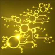 EPS10 vector circuit board background texture N8
