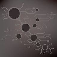 EPS10 vector circuit board background texture N9