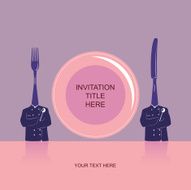 Brunch Dinner invitation - Illustration