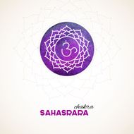 Color chakra watercolor design N2