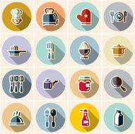 Flat Cooking Icons N2