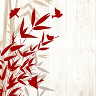 Bamboo forest card N4