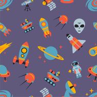 Space seamless pattern N6