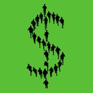Dollar sign of runners