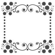 Floral page decoration