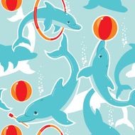 Playful dolphins