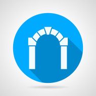 Flat vector icon for architecture