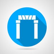 Flat icon for arch entrance
