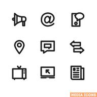 Media icons N24