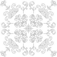 Abstract background contour