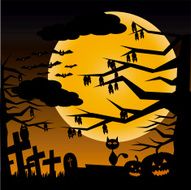 Halloween night background N28