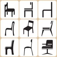Chair Icons Set