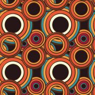 Abstract geometric seamless pattern with circles N6