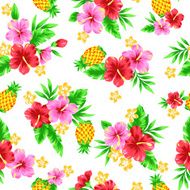 pattern of Hibiscus N32
