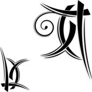 Tribal tattoo design N2