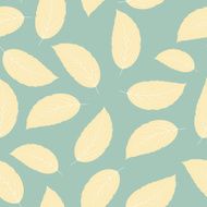Leaves Seamless Pattern Background Vector Illustration N2