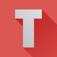 Flat Letter T