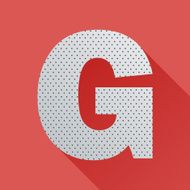 Flat Letter G