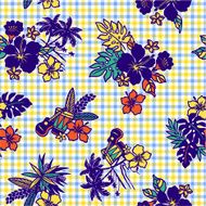 pattern of Hibiscus N34