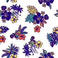 pattern of Hibiscus N36