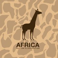 Africa giraffe design N3