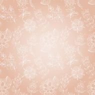 floral wallpaper N163
