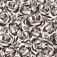 Floral vintage seamless pattern Vector illustration