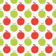 Seamless pattern with apples N8