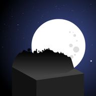 Nighttime landscape