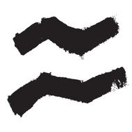 Splash blot banner set in black on white abstract watercolor N7
