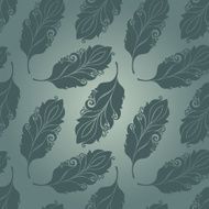 Seamless pattern with feathers N54