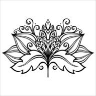 Beautiful Decorative Flower (Vector) N3