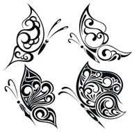 Black butterflies N2