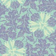 turquoise floral seamless pattern N3