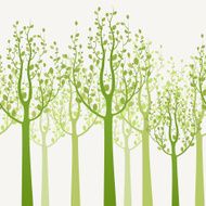Decorative trees background N8