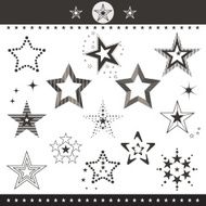 Star icons and logos collection N4