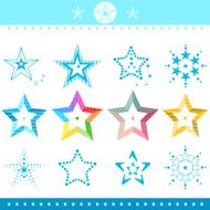Star icons set N2