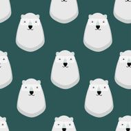 Seamless pattern with bears N11