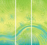 Spring background Flowers on the abstract background N2