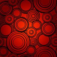 Geometric abstract seamless pattern with circles N6