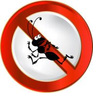 No ants sign (no symbol)
